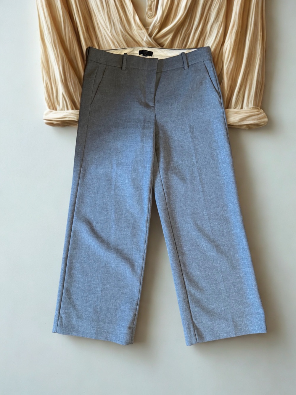 J. Crew Light Gray Cropped Pants